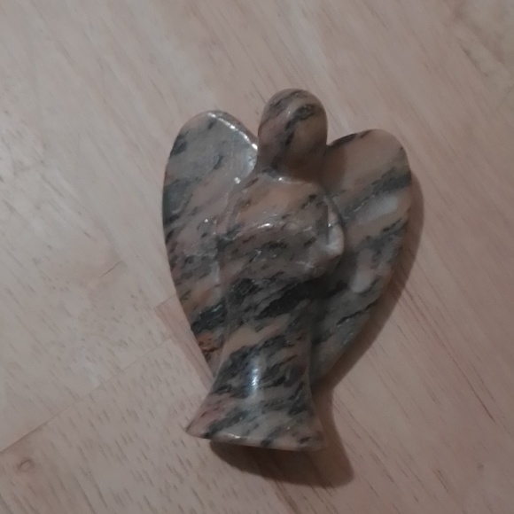 4' Tiger Skin Jasper Angel - Picture 3 of 4